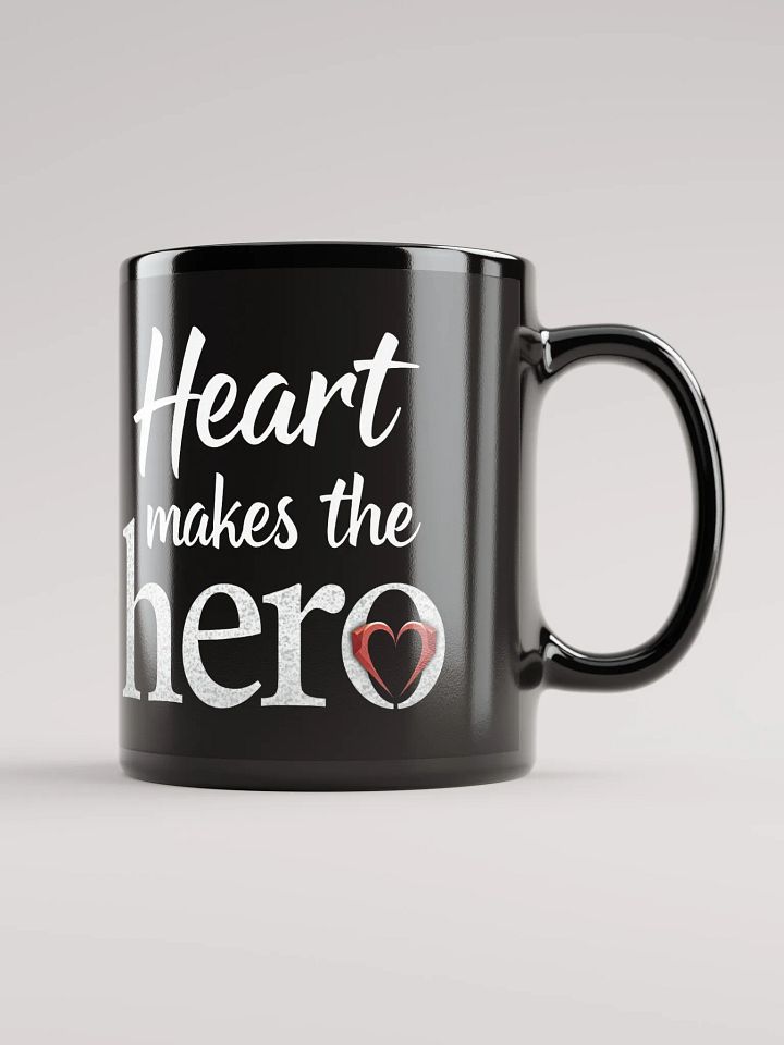Heart Makes the Hero  Inspirational Mug – Empower Your Inner Wonder Woman Like Gal Gadot! product image (1)