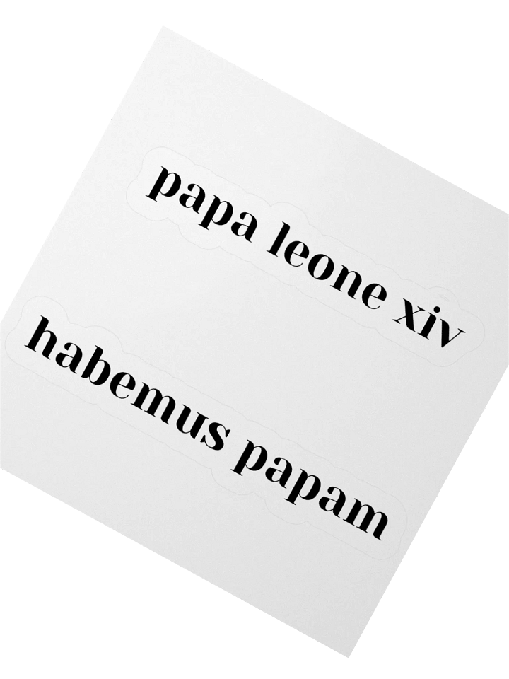 Pope Leo sticker set product image (2)