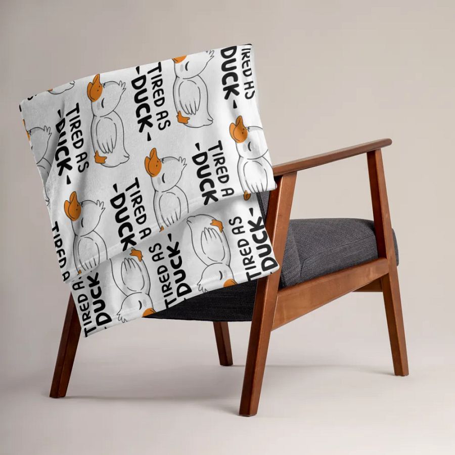 Tired As Duck Blanket product image (3)