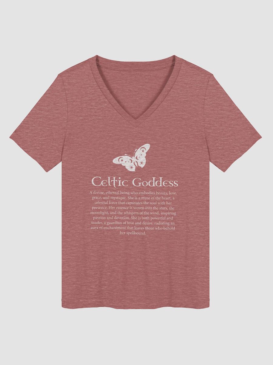 Celtic Goddess One-Sided, Butterfly Relaxed Fit V-Neck product image (1)