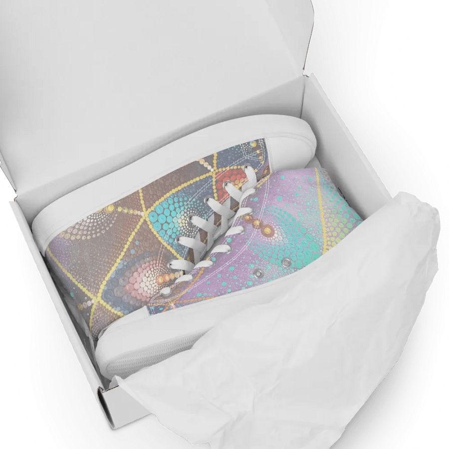 Sanatana Mandala pastell High Top Canvas product image (8)