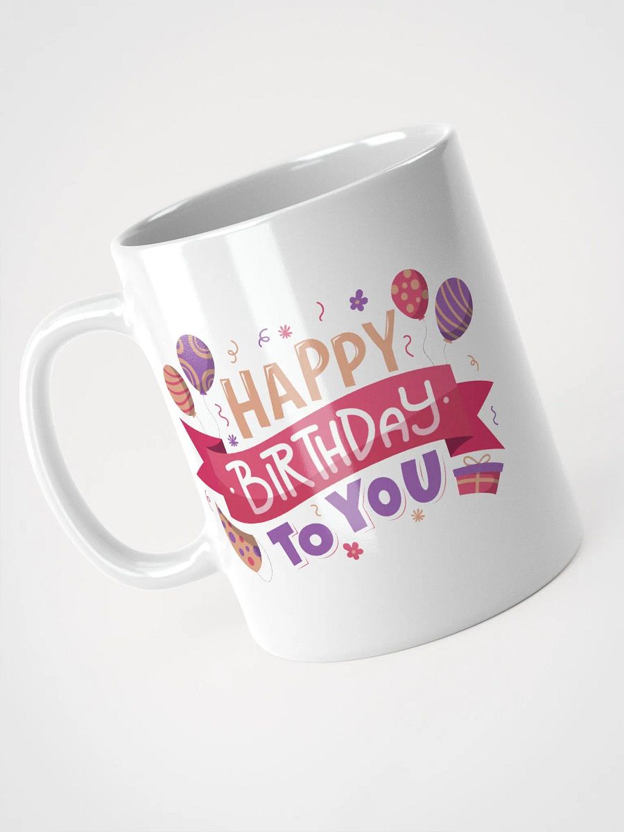 Happy Birthday Balloon Mug product image (3)