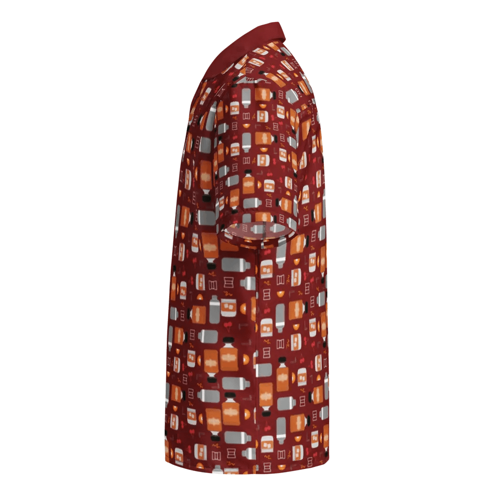 Bourbon Pattern Hawaiian Shirt product image (4)