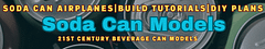 Soda Can Airplanes