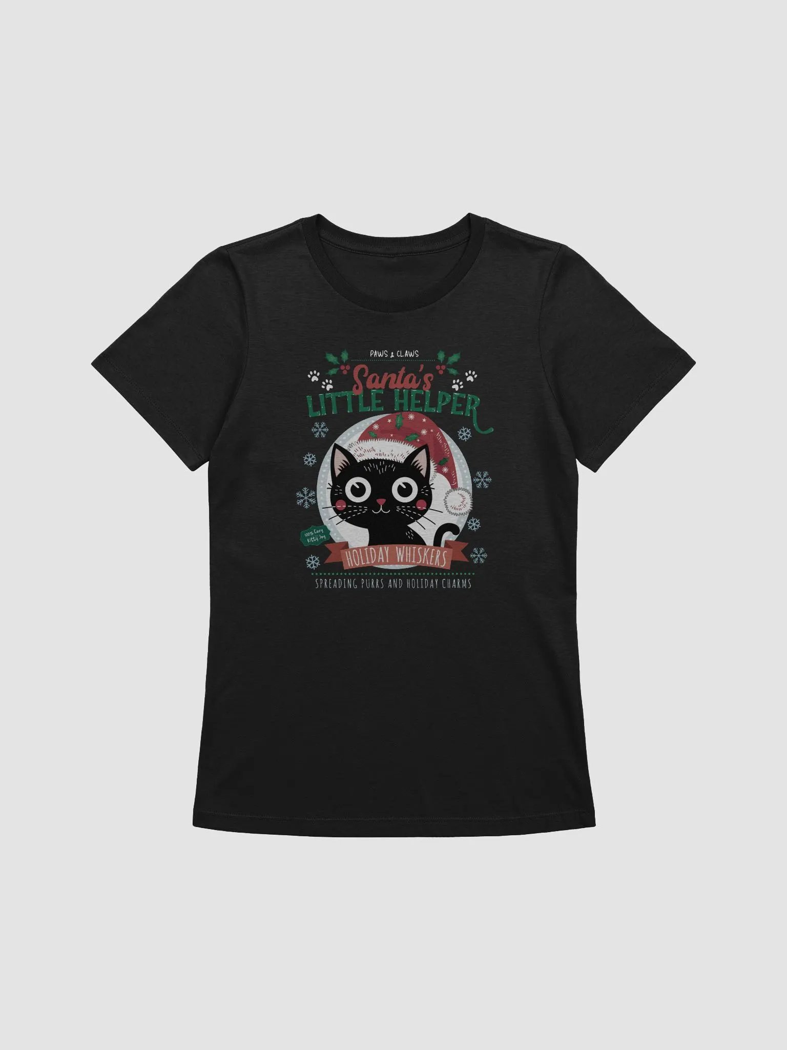 Santa's Little Helper Tee-Relaxed fit Dark product image (2)
