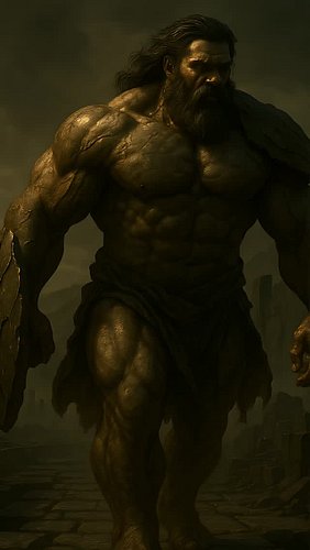 Atlas stands on the edge of fate.
He trains while others plan… because some weights don’t come in battle — they come after.
“...