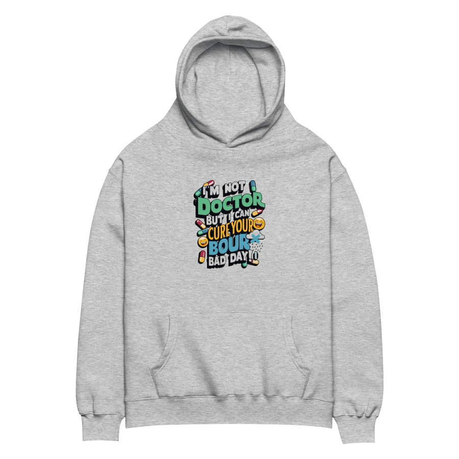 Prescription having Cheerful Cure Oversized Hoodie product image (2)