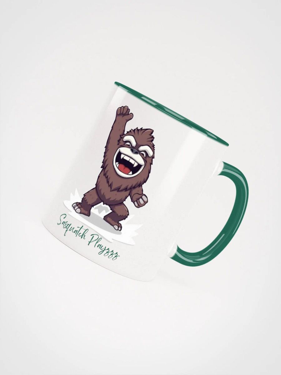 Sasquatch Playzzz Dark Green Mug! product image (4)
