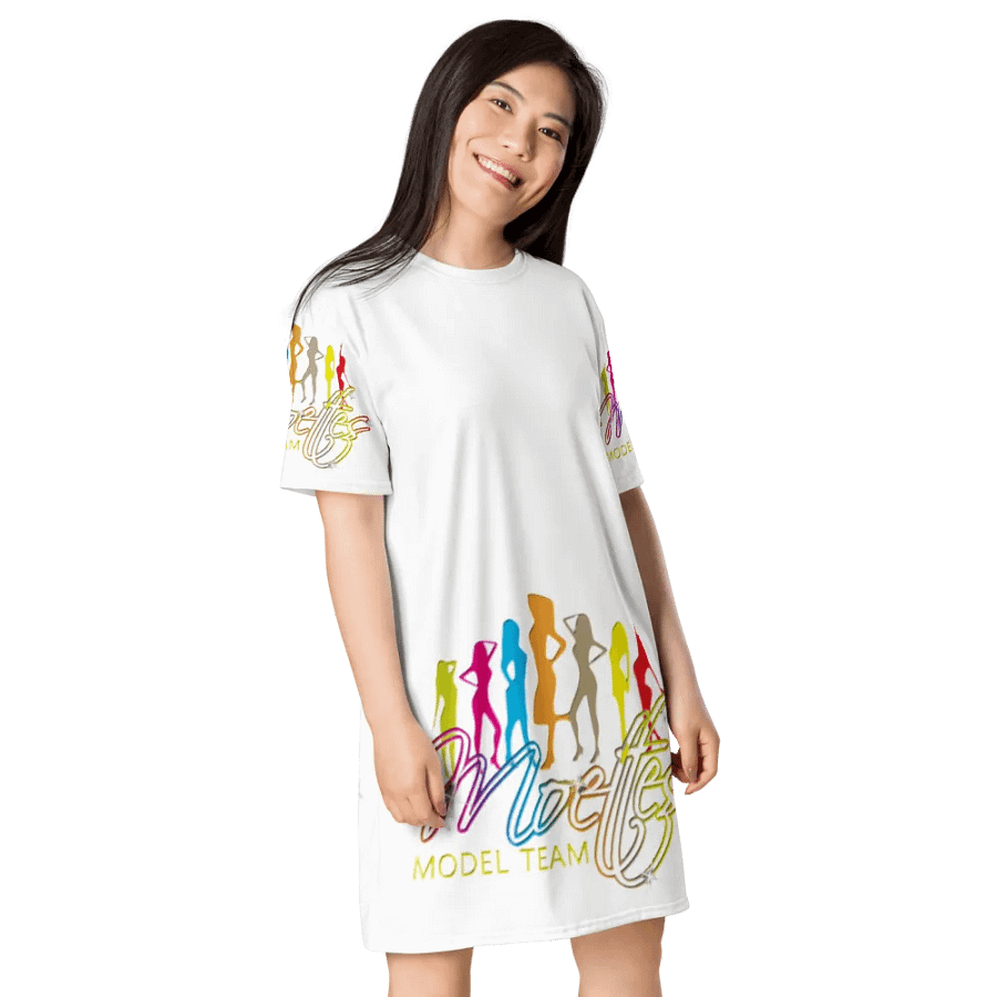 MOETTES PASSION WHT T SHIRT DRESS product image (5)