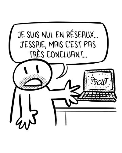 J'ai fait une petite BD parce que décidément je suis nul en réseaux! J'ai opté pour un design ultra simpliste, donc non, je n...