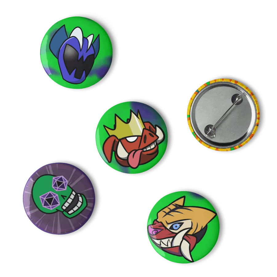 Green Villain Pins! product image (10)