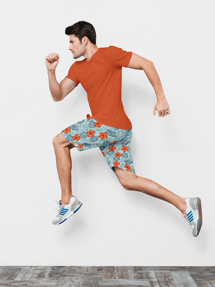 Palm Paradise | Recycled Unisex Mesh Shorts product image (1)