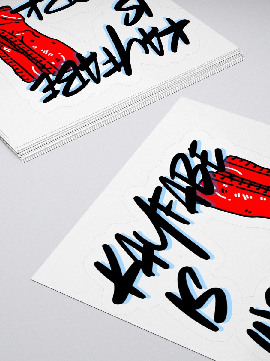 Kayfabe is Work Stickers product image (4)