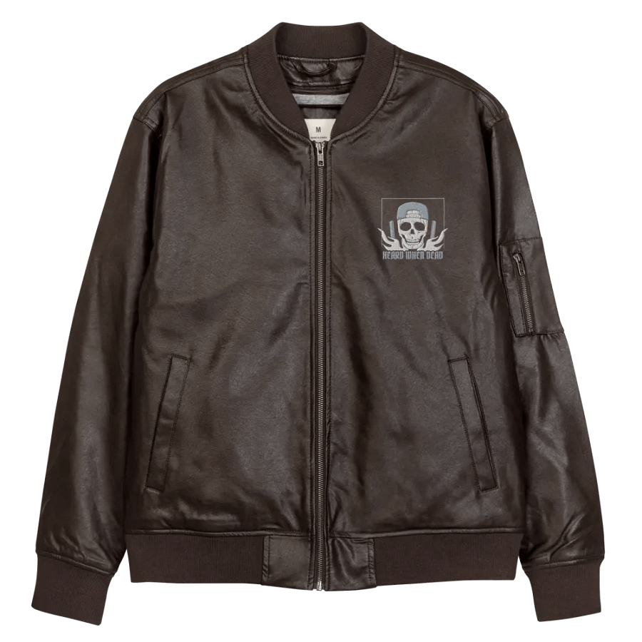 Threadfast Apparel Faux Leather Bomber Jacket (v5) product image (12)