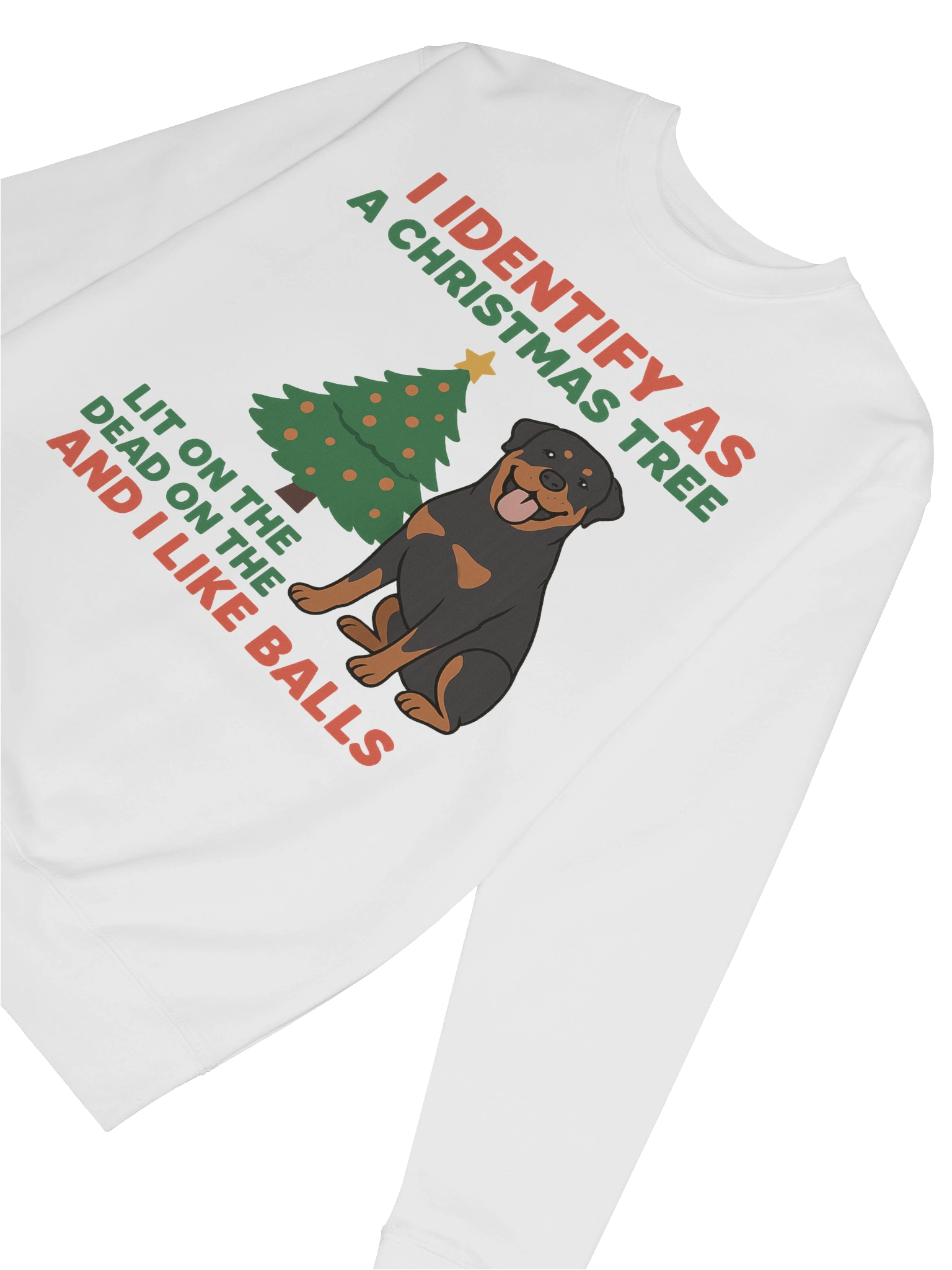 Christmas Tree Rottweiler Premium Sweatshirt product image (52)