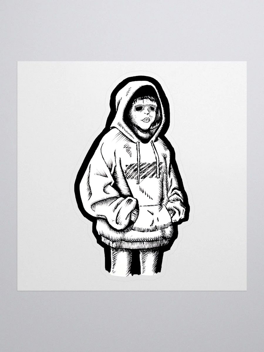 Hoodie Girl Sticker product image (1)