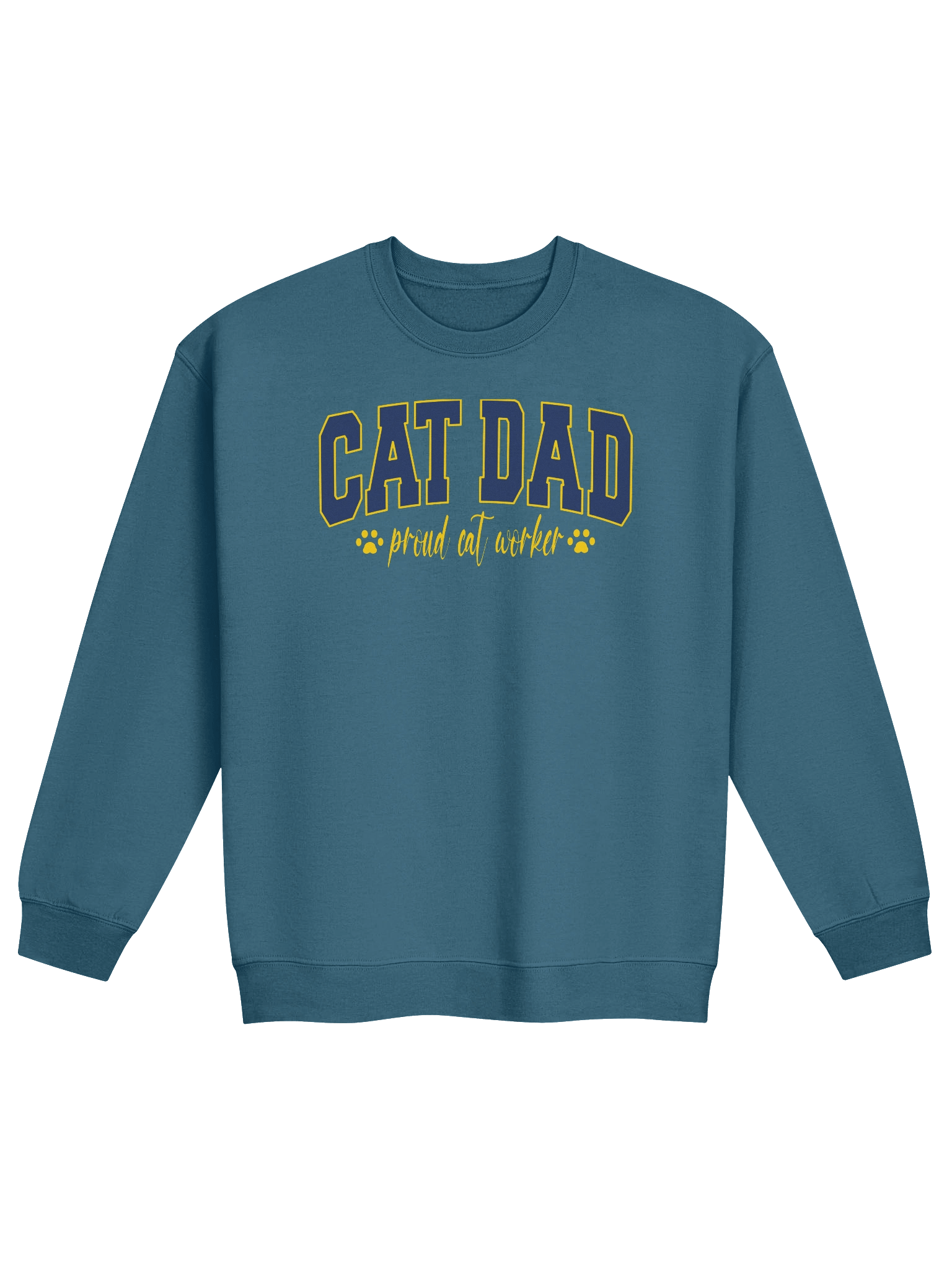 Cat Dad (Proud Cat Worker) - Unisex Adult Sweatshirt product image (1)