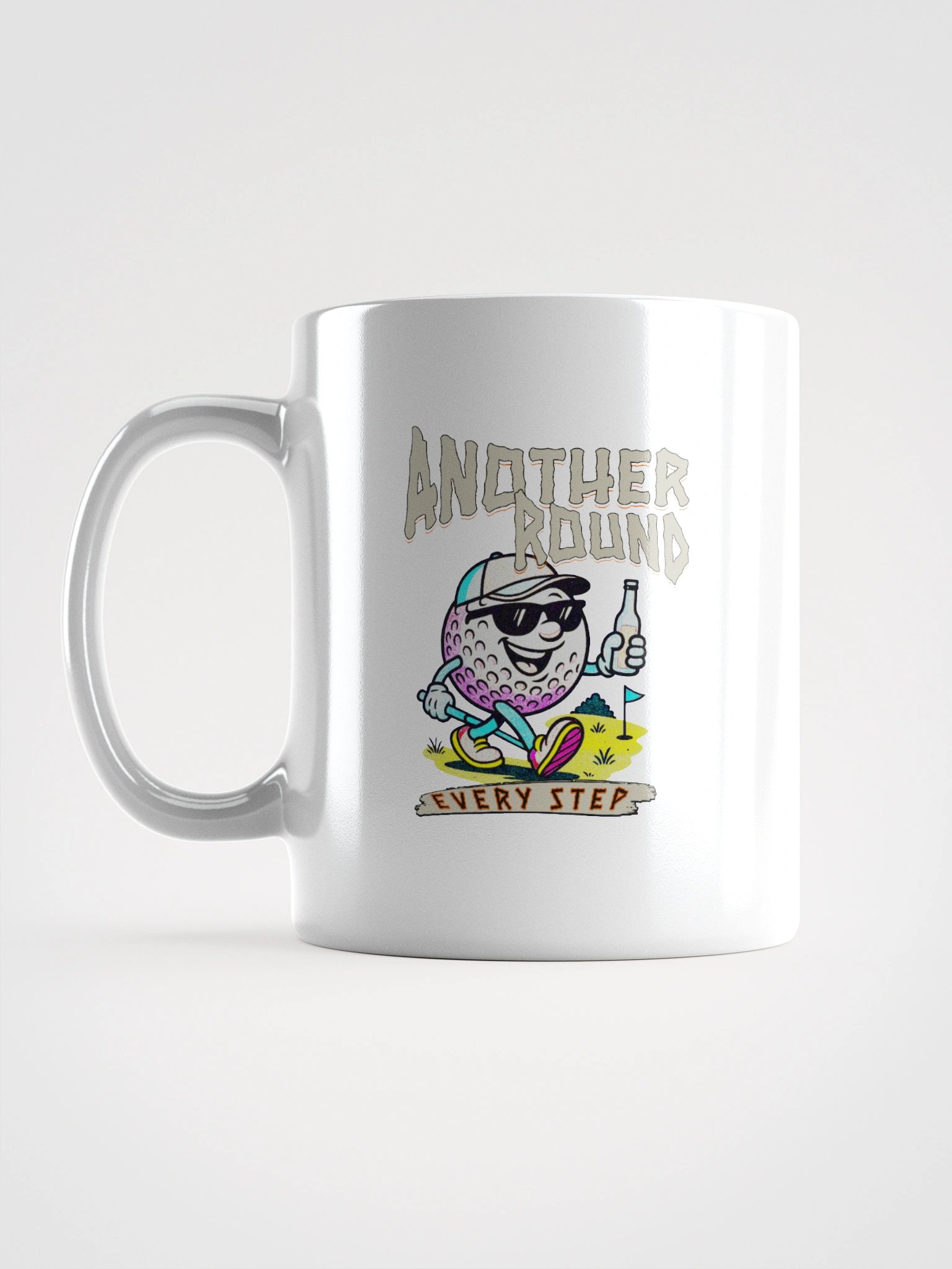 Another Round Every Step Golfing Ball Character Mug product image (1)