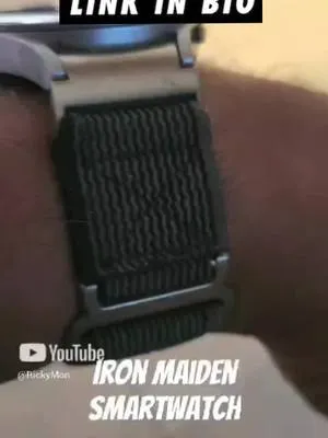 @Iron Maiden  @Samsung  Iron Maiden Smartwatch  #gadgets #heavymetal #80smetal 