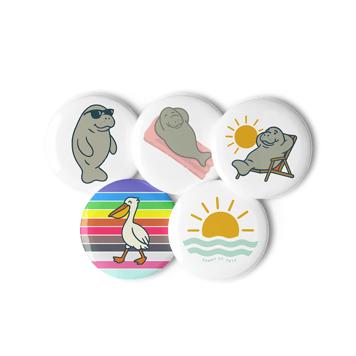 Sunny St. Pete Pin Set product image (2)