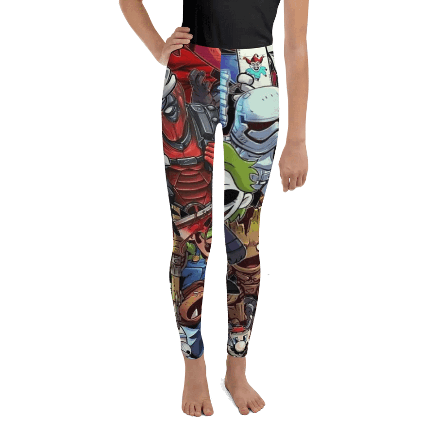 Kids Leggings – Villains Print for Edgy & Dramatic Style product image (8)