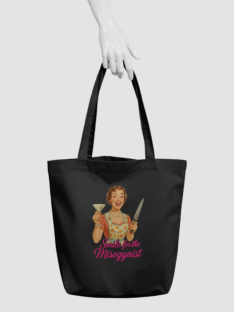 Smile For The Misogynist Tote Bag product image (6)