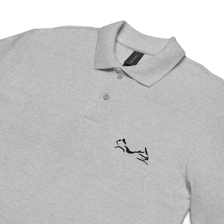 Shadow Wing Polo Shirt in White or Grey product image (3)