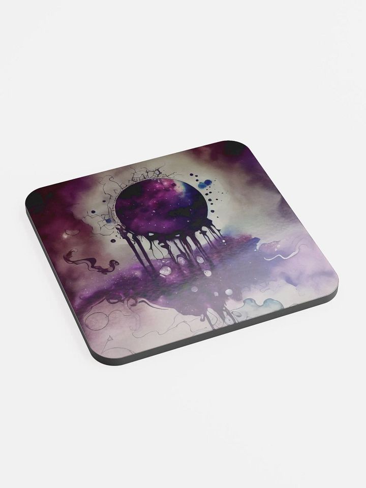 Cosmic Reflections Glossed Cork Coaster product image (2)