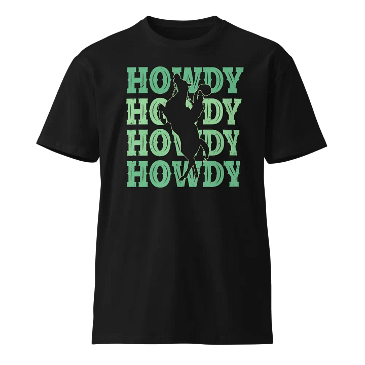 HOWDY Cowboy Stacked T-Shirt product image (1)