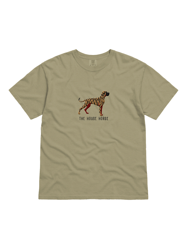 The House Horse T-Shirt(Embroidered) of a Great Dane(Brindle) product image (1)