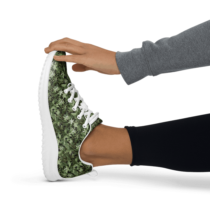 DARK GREEN CAMO PATTERN WOMEN'S ATHLETIC SHOES product image (1)