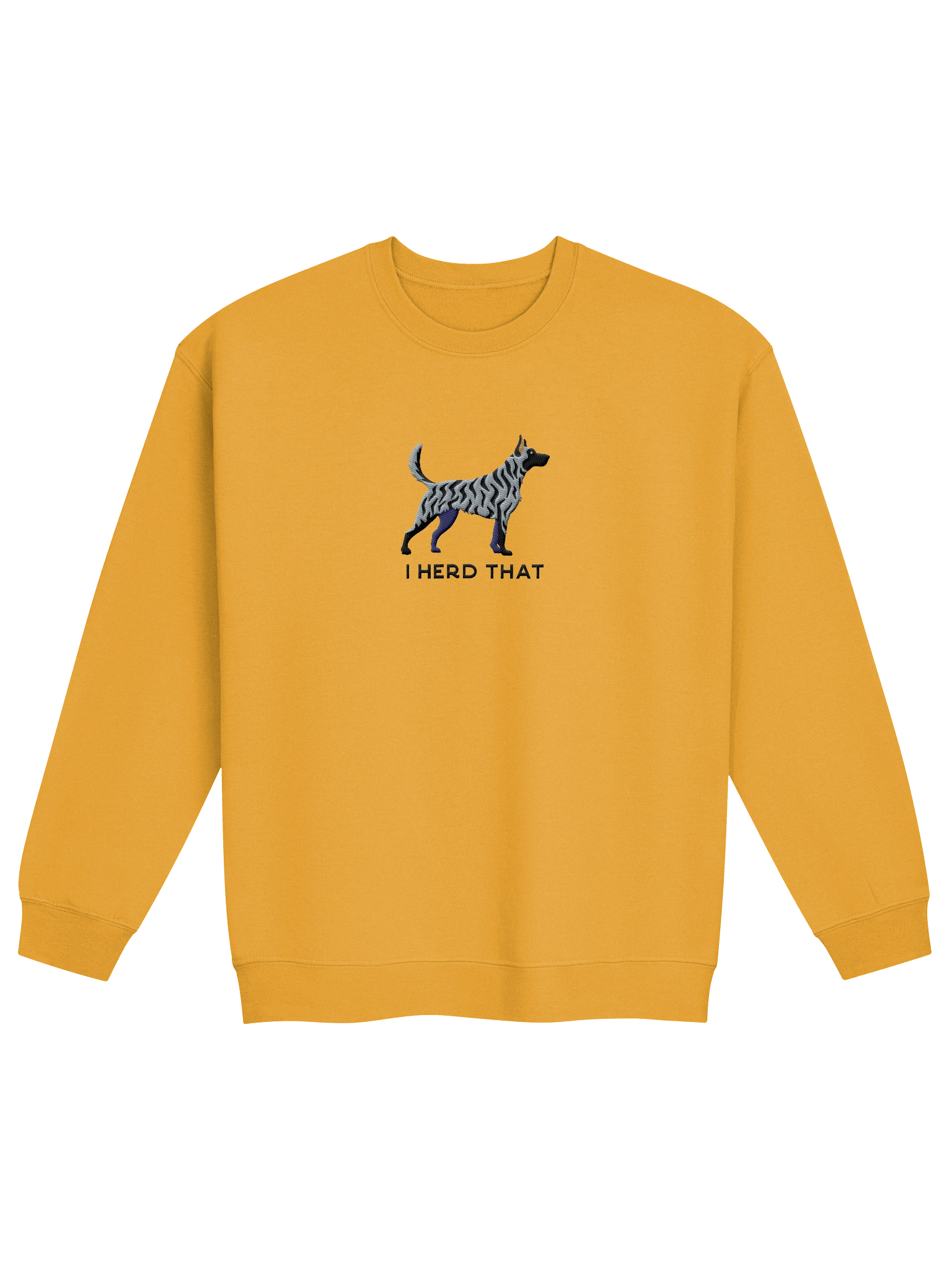 I Herd That Sweatshirt (Embroidered) of a Dutch Shepherd(Silver Brindle) product image (13)