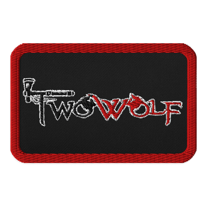 Two Wolf Embroidered Patch product image (1)