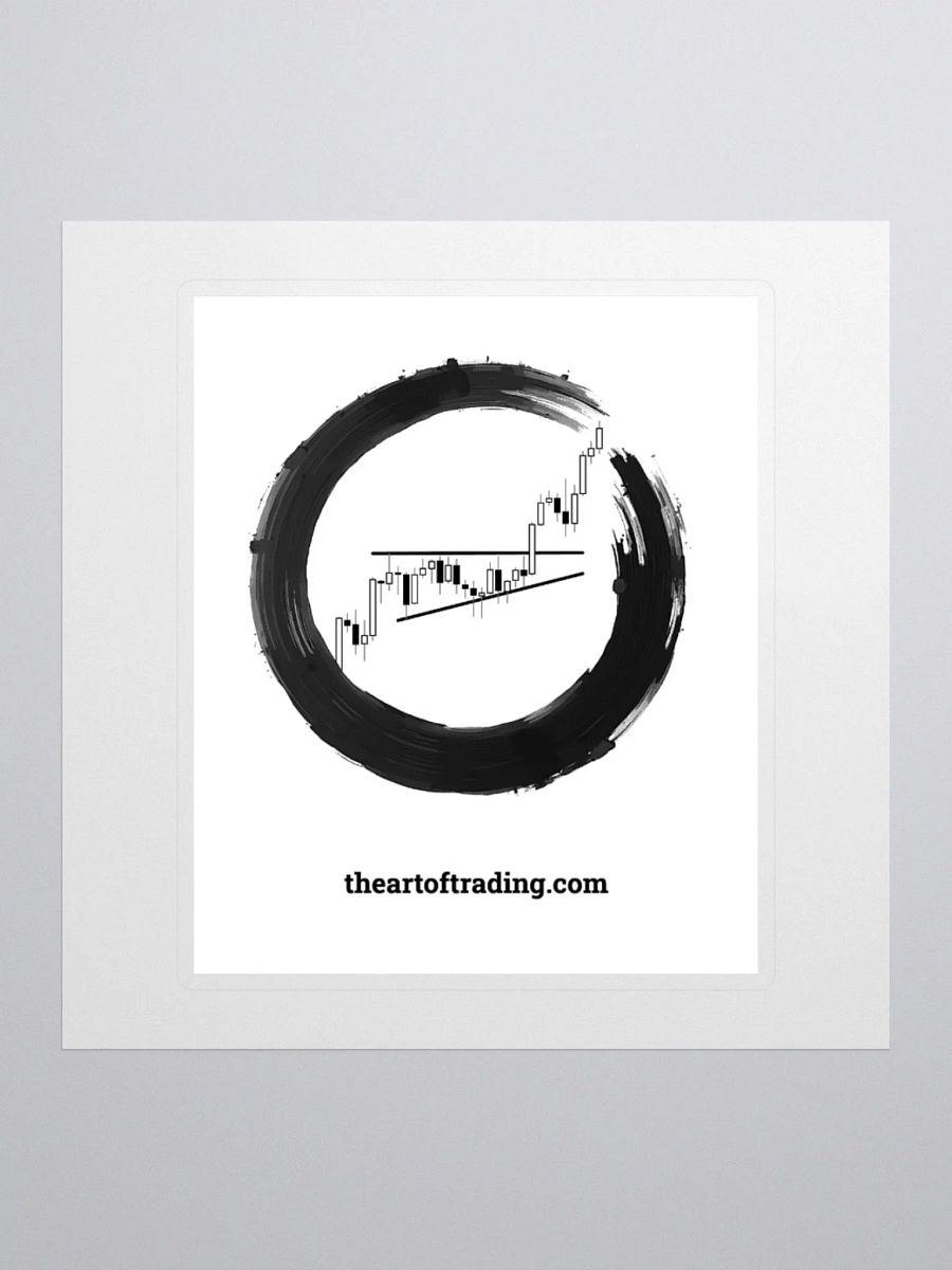 The Art of Trading Sticker (White) product image (1)