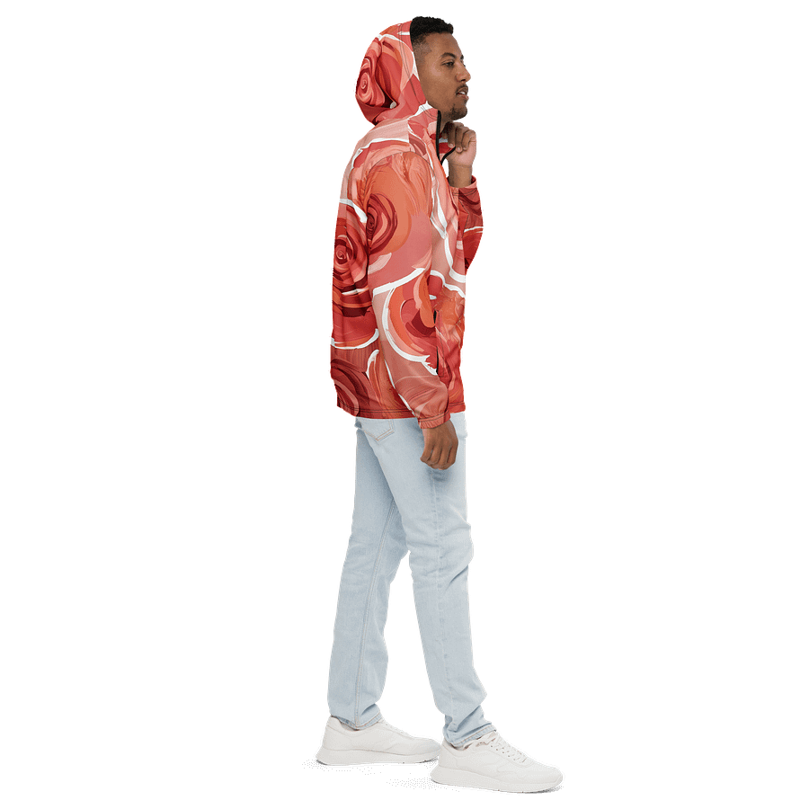 Dark Peach Rose Garden Adventure Windbreaker product image (5)