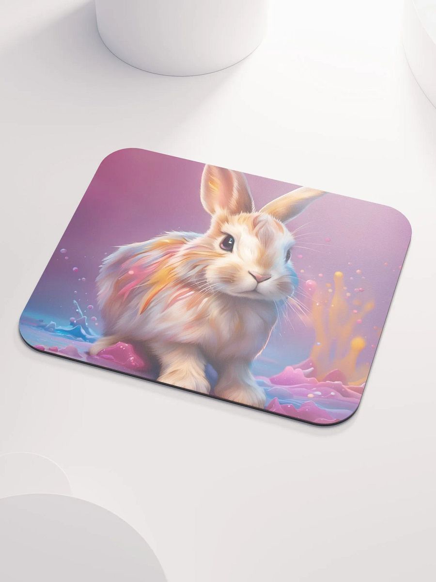 Colorful Bunny Mouse Pad product image (3)