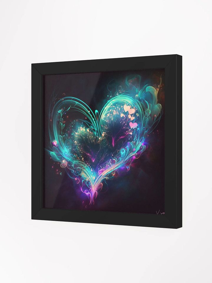 Neon Hearts Wall Art product image (2)