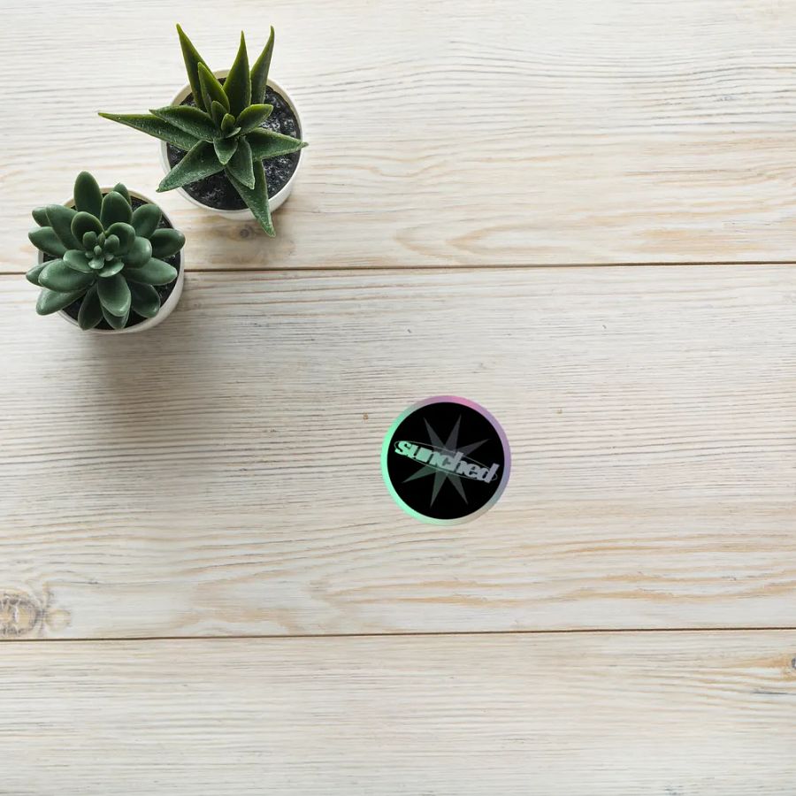 Holographic sunched sticker product image (10)