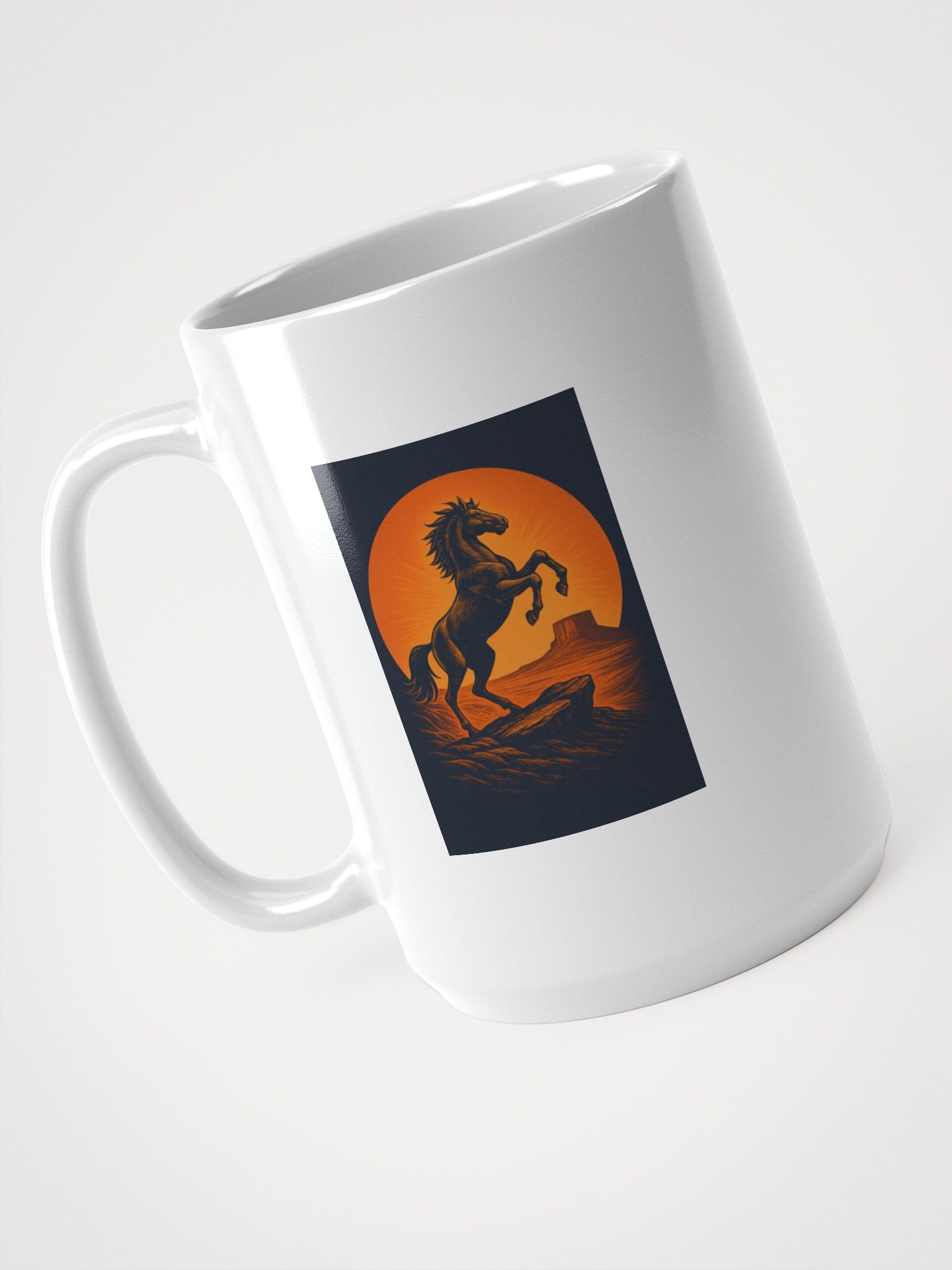 WILD HORSE IN SUNSET product image (3)
