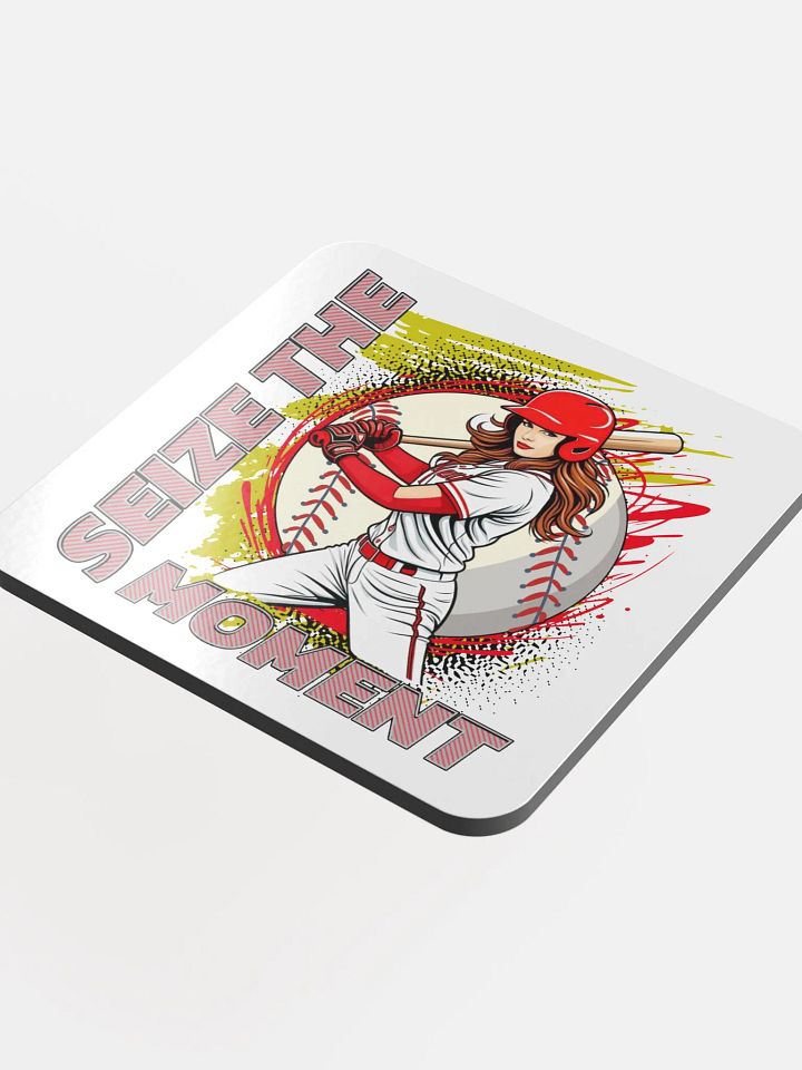 Seize the Moment Baseball Female Coaster product image (2)