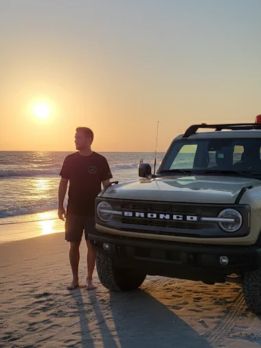 2025 Bronco Beach Bash Ocean City / Destination Bigfoot Bronco Collab | Bella + Canvas Supersoft T-Shirt (Multiple Colors Available) product image (1)