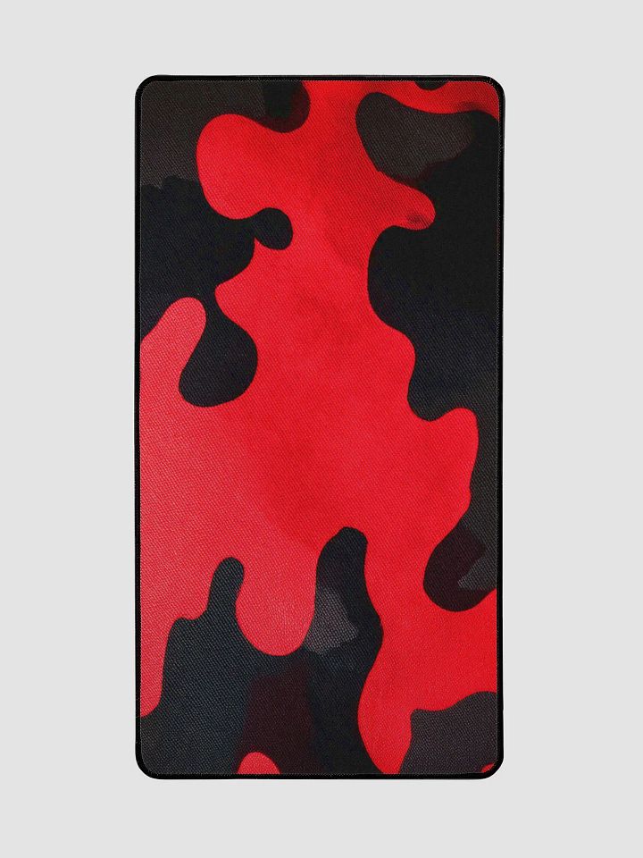 Desk Mat 15.5" x 31.5" red camo product image (2)