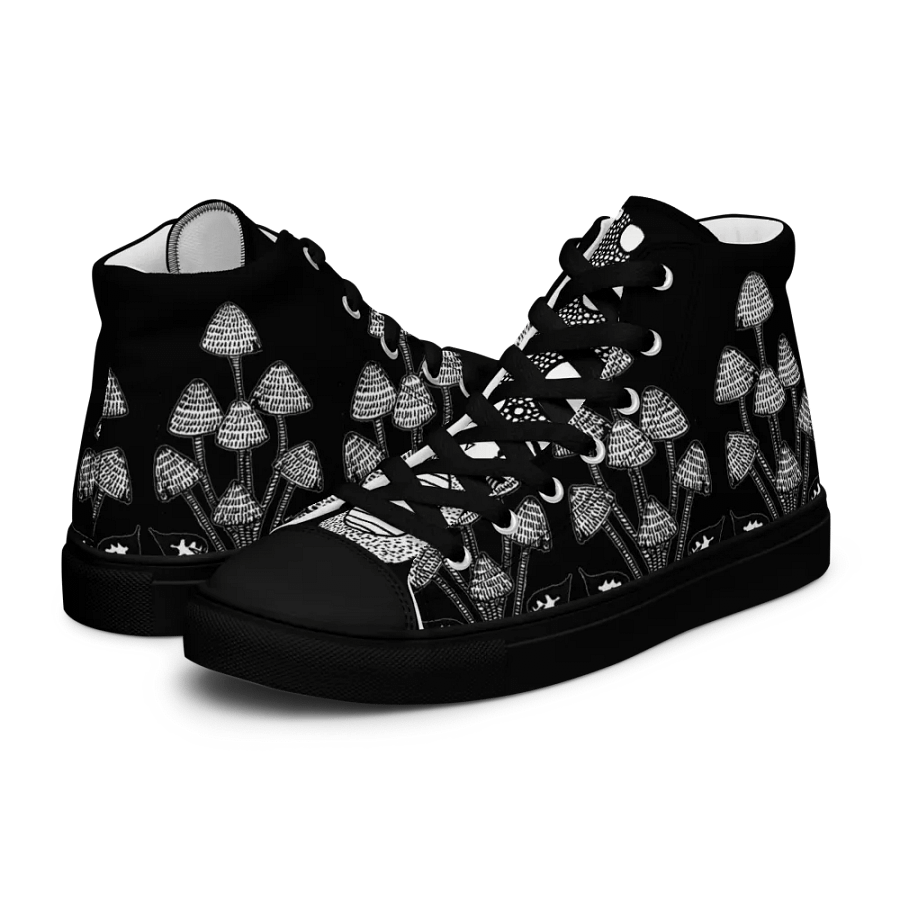 Striped Mushroom Men's High Tops product image (10)