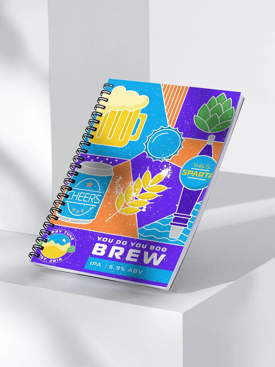 You Do You Boo Brew Beer Spiral Notebook product image (3)
