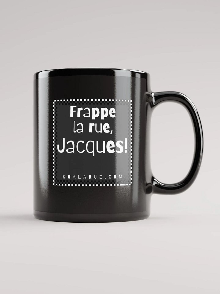 FRAPPE LA RUE • BLACK MUG product image (1)