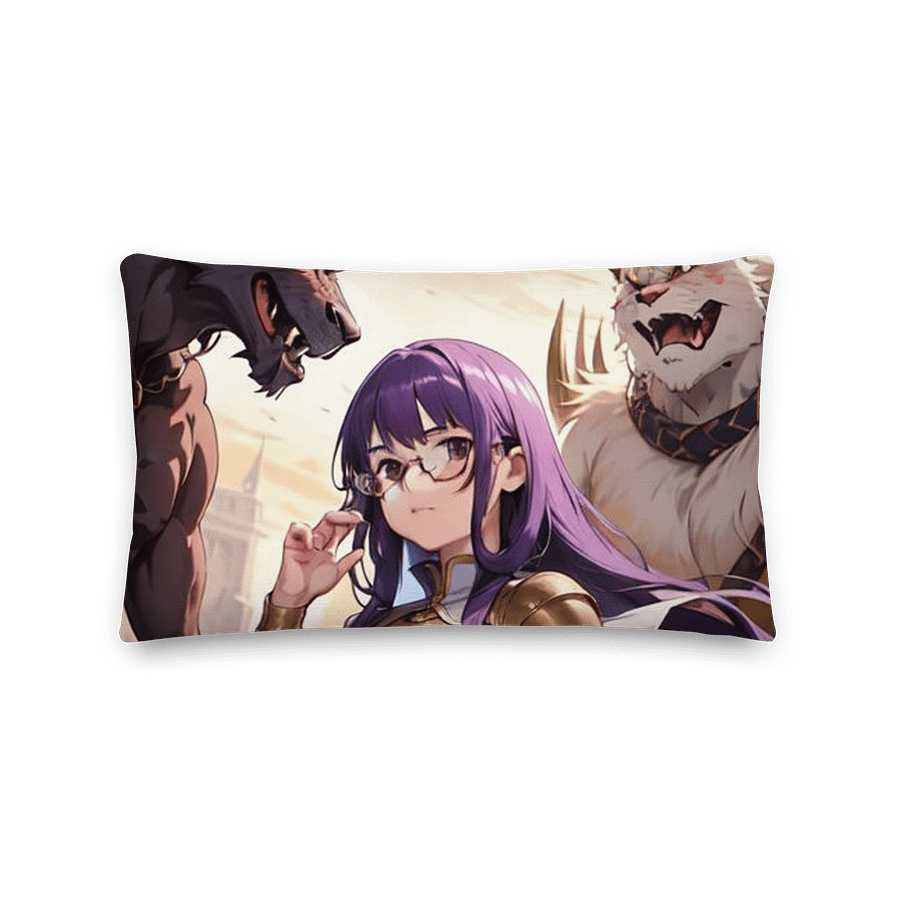 Purple K Warrior Pillow product image (2)