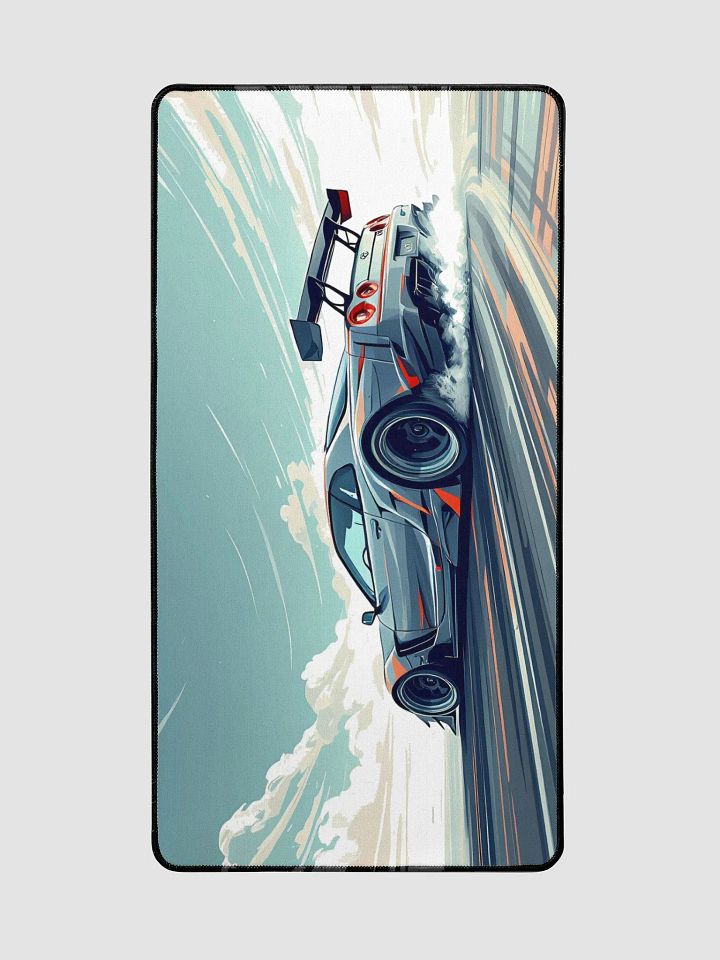 High-Speed Drift Car Desk Mat - Racing Enthusiast Design product image (2)