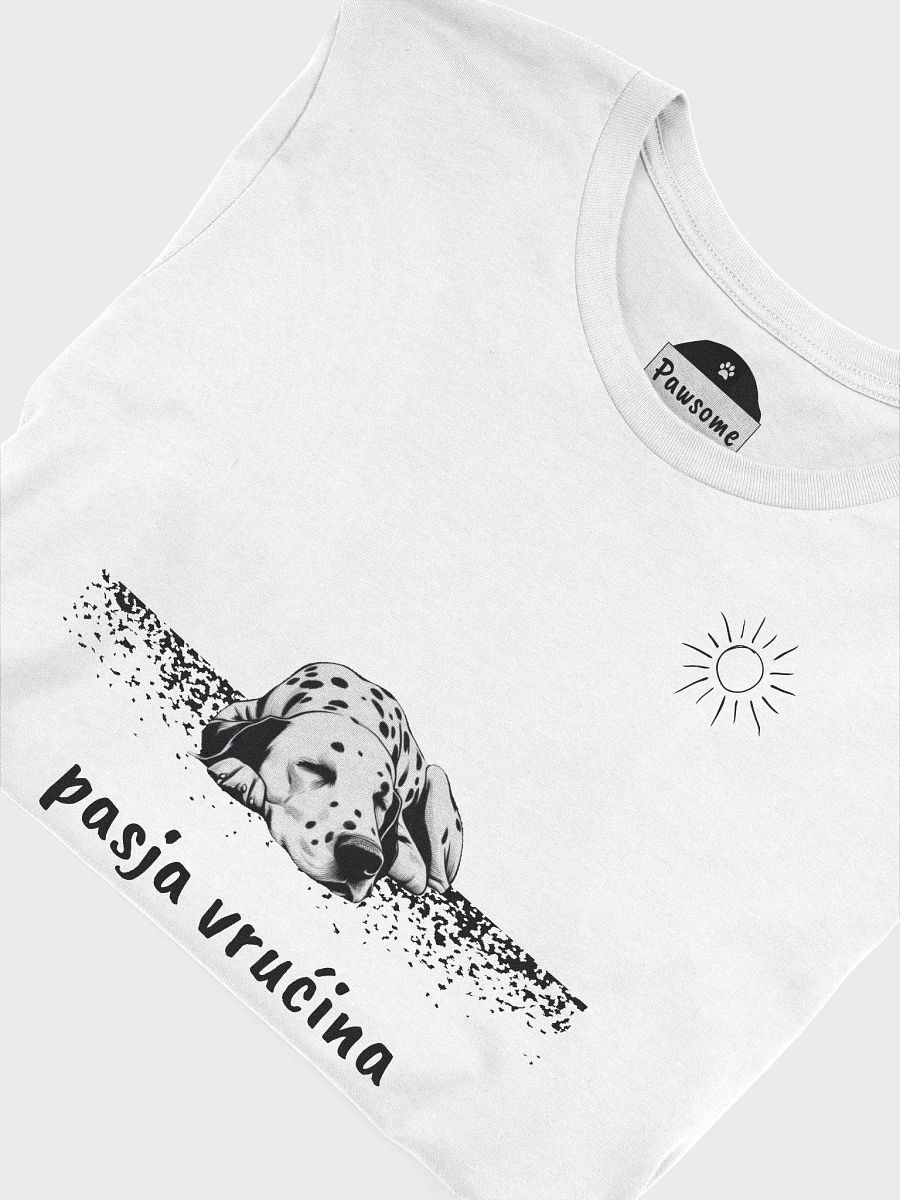Pasja Vrućina Dalmatian White T-Shirt product image (3)