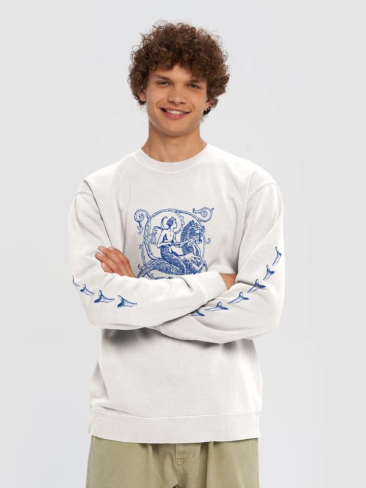 The Siren's Son Sweatshirt In Colonial Porcelain product image (1)