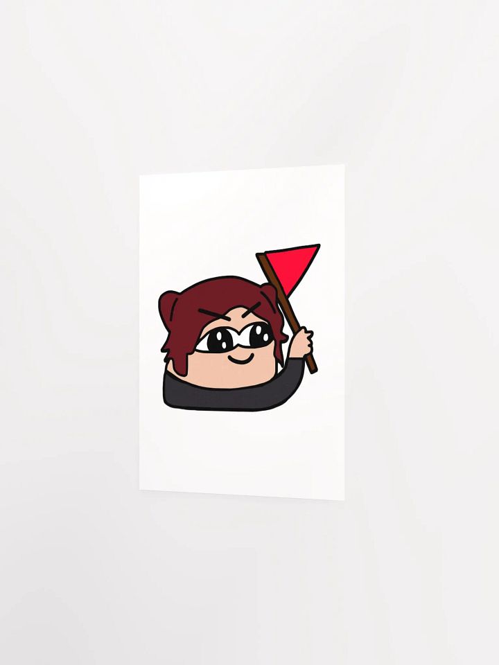 Tina Red Flag Poster product image (2)